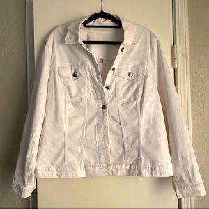 Kut From The Kloth • White Jean Jacket • Size 1X